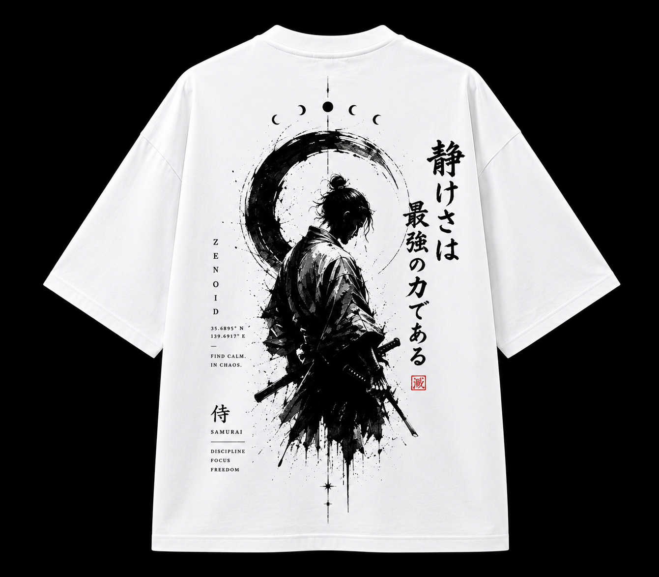ZENVOID — Silent Ronin Oversized Tee