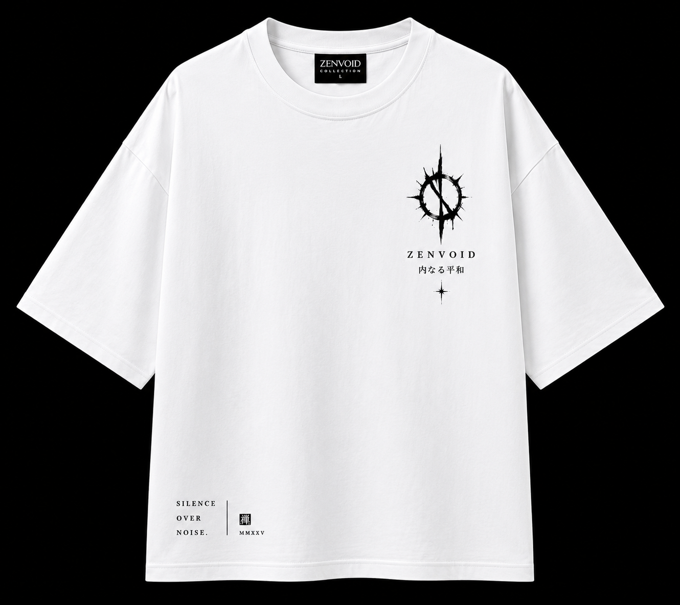 ZENVOID — Silent Ronin Oversized Tee