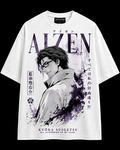 Zenvoid Collection – Aizen: Kyōka Suigetsu Oversized Tee (White Edition)