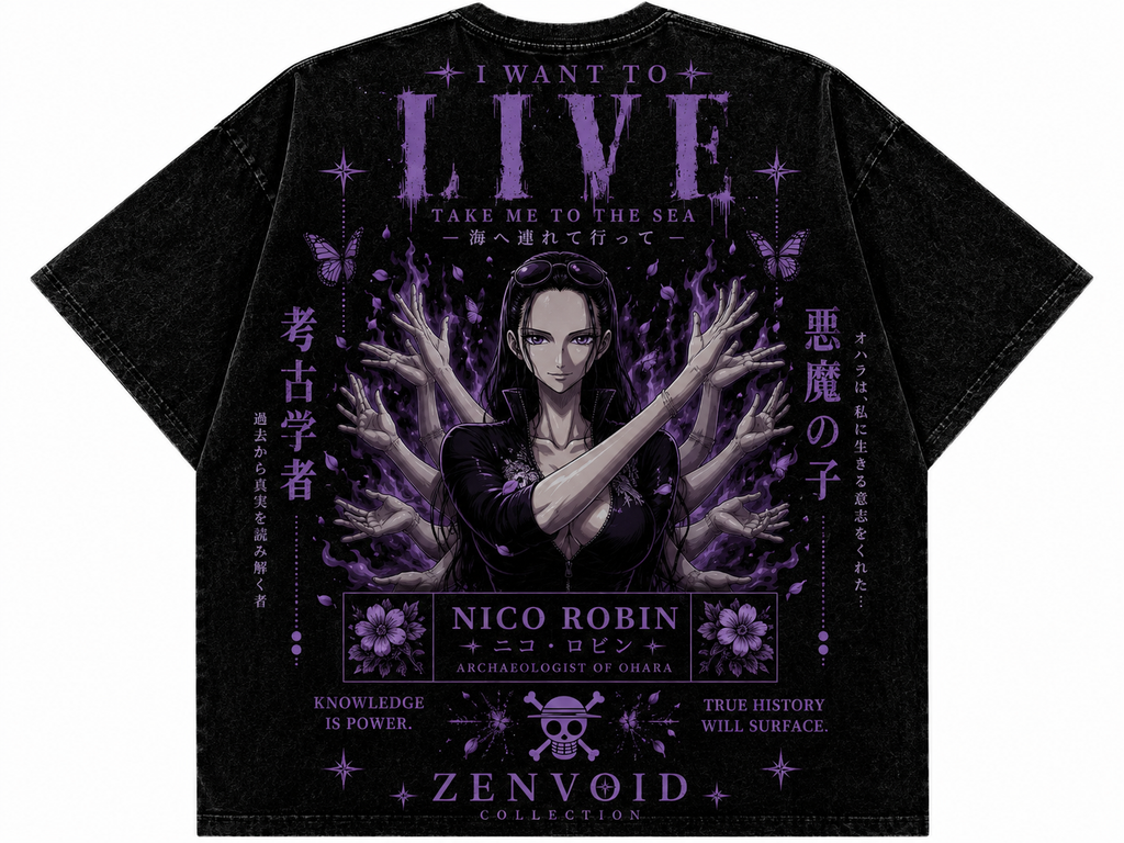 Robin: I Want to Live Oversized T-Shirt