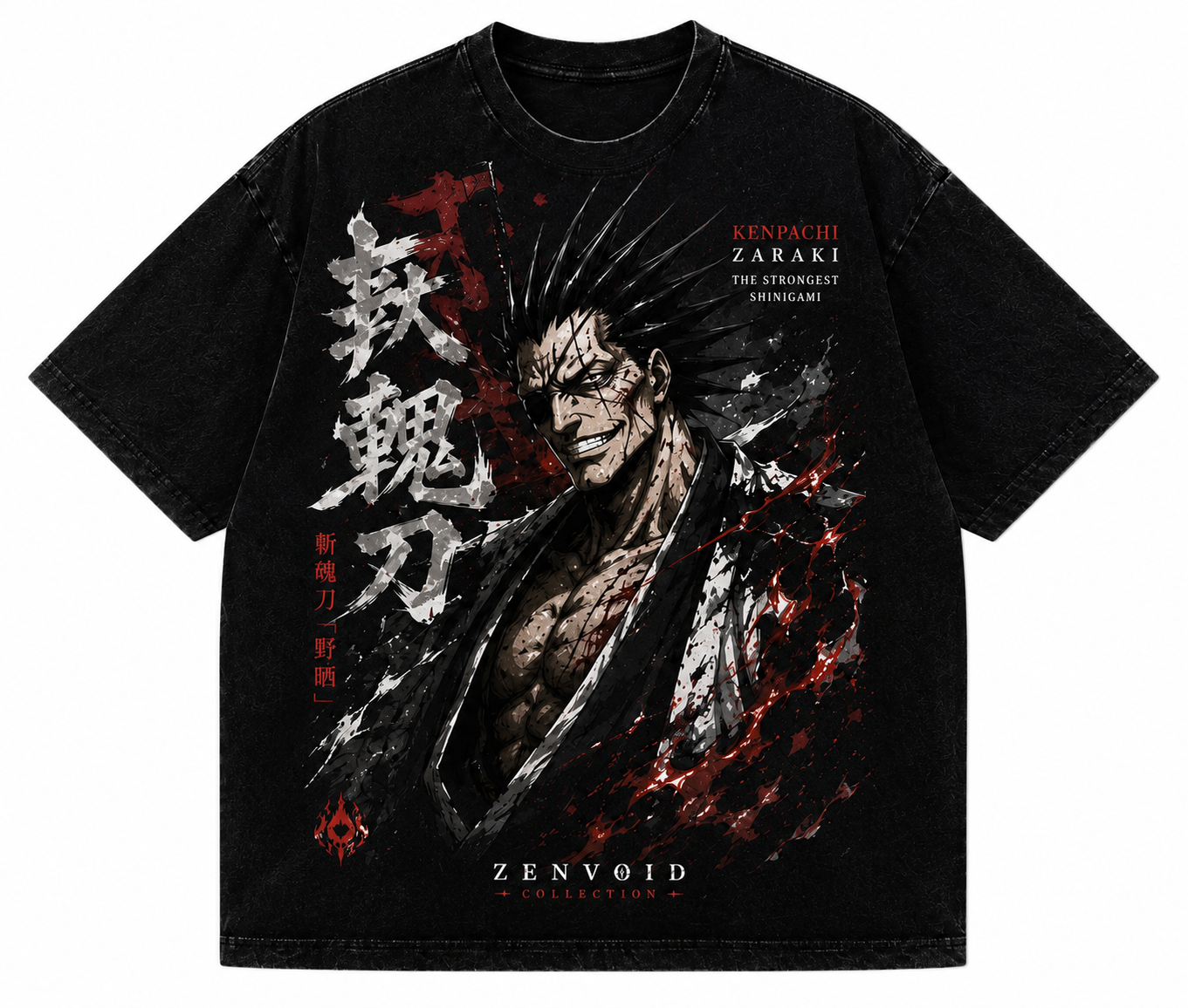 Kenpachi Zaraki: Battle Instinct Oversized Tee